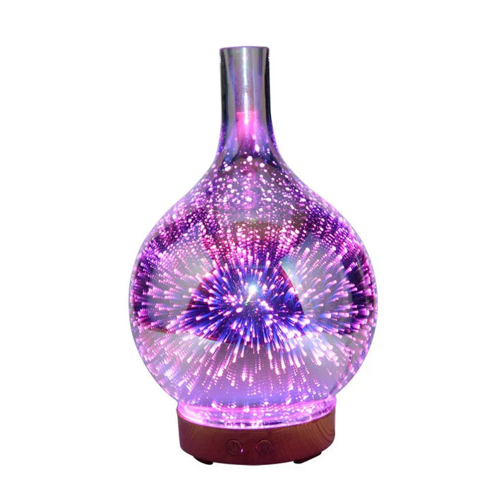 Sleek LED Aroma Diffuser with Colorful Lights