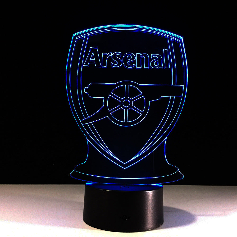 Arsenal 3D Effect Table Lamp - Luxicro