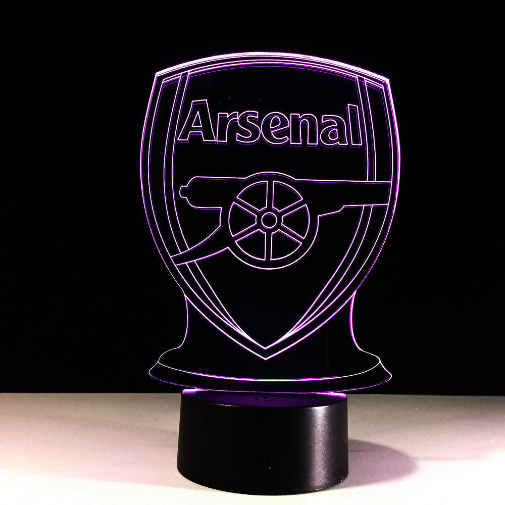 Arsenal 3D Effect Table Lamp