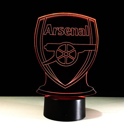 Arsenal 3D Effect Table Lamp