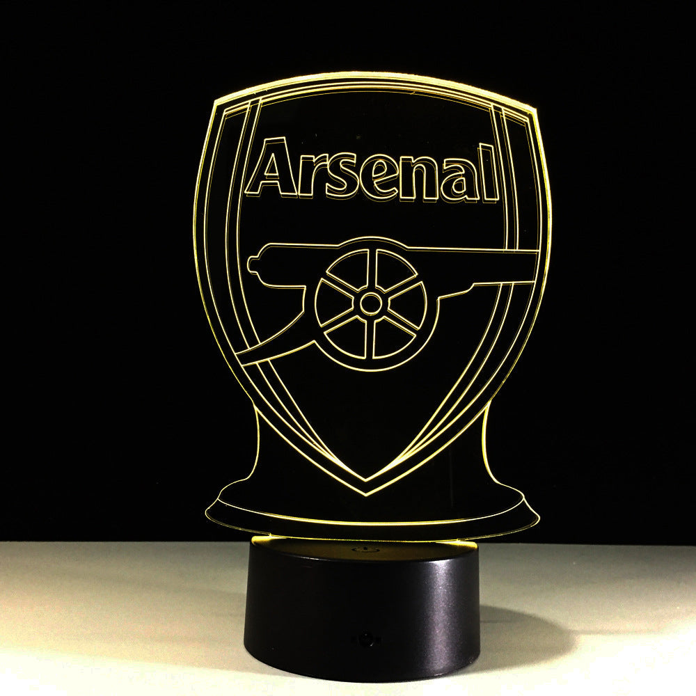Arsenal 3D Effect Table Lamp