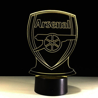 Arsenal 3D Effect Table Lamp