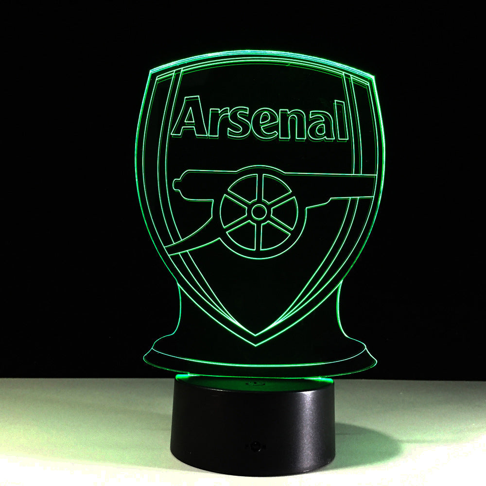 Arsenal 3D Effect Table Lamp