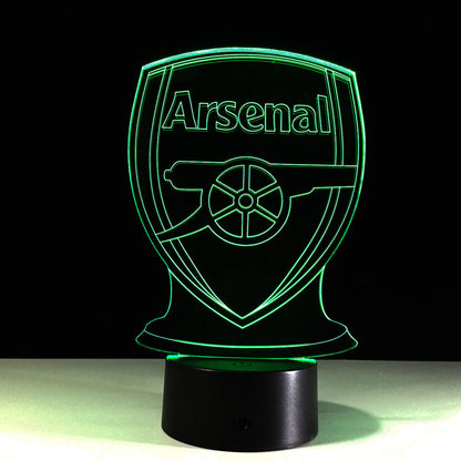 Arsenal 3D Effect Table Lamp