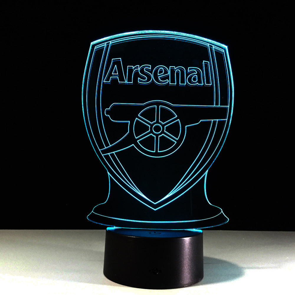 Arsenal 3D Effect Table Lamp