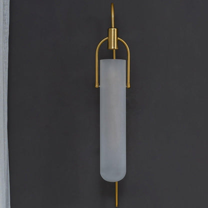 Modern Silver Glass Wall Lamp