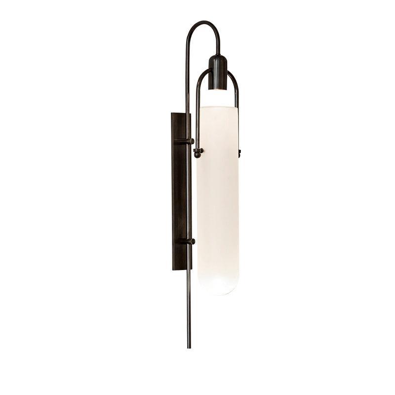 Modern Silver Glass Wall Lamp