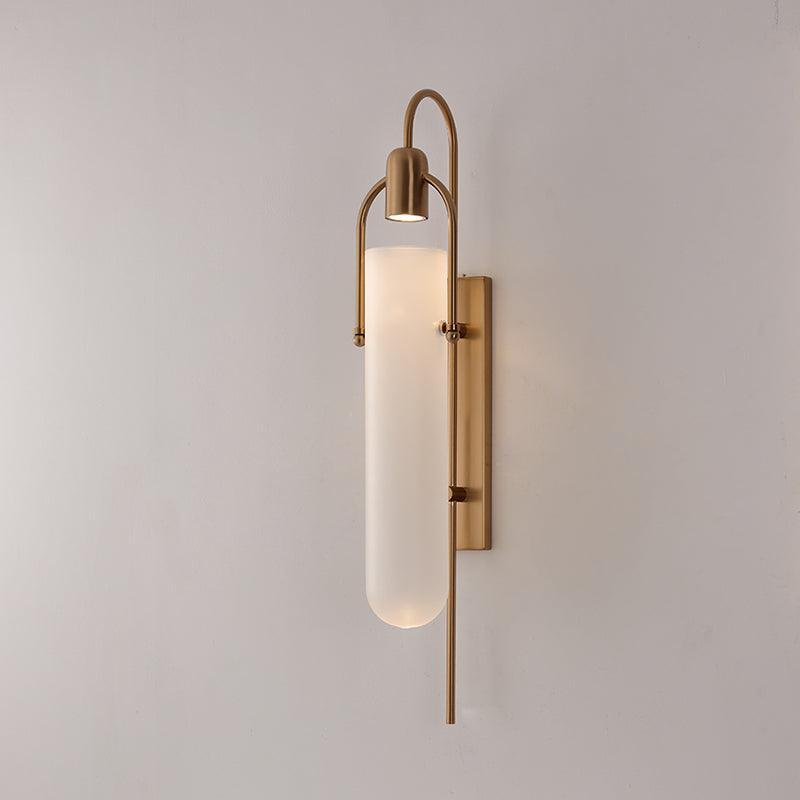 Contemporary Glass Wall Light Fixture