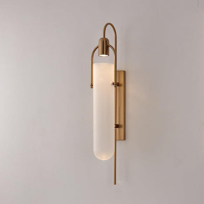 Contemporary Glass Wall Light Fixture