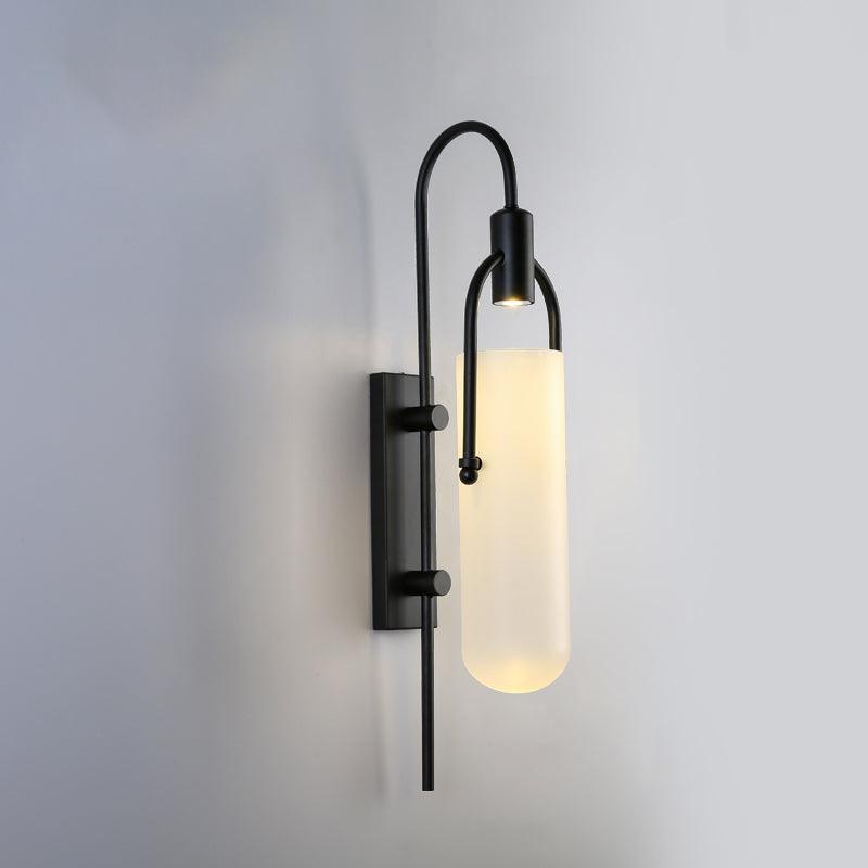 Contemporary Glass Wall Light Fixture