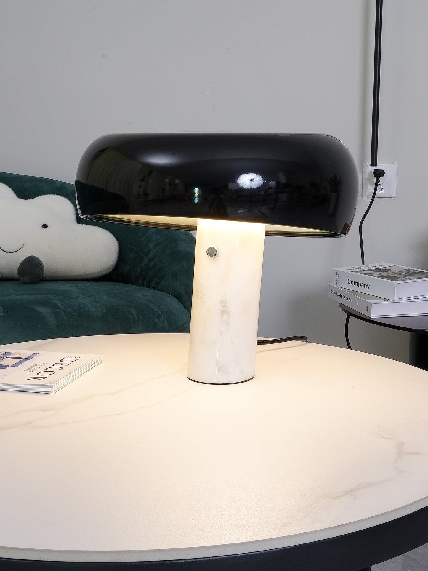 Elegant Marble Accent Table Lamp