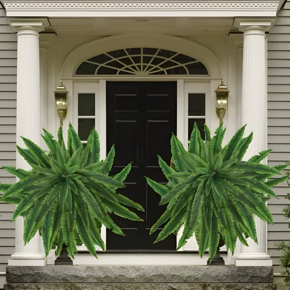 Realistic Indoor Green Fern Decor Plant