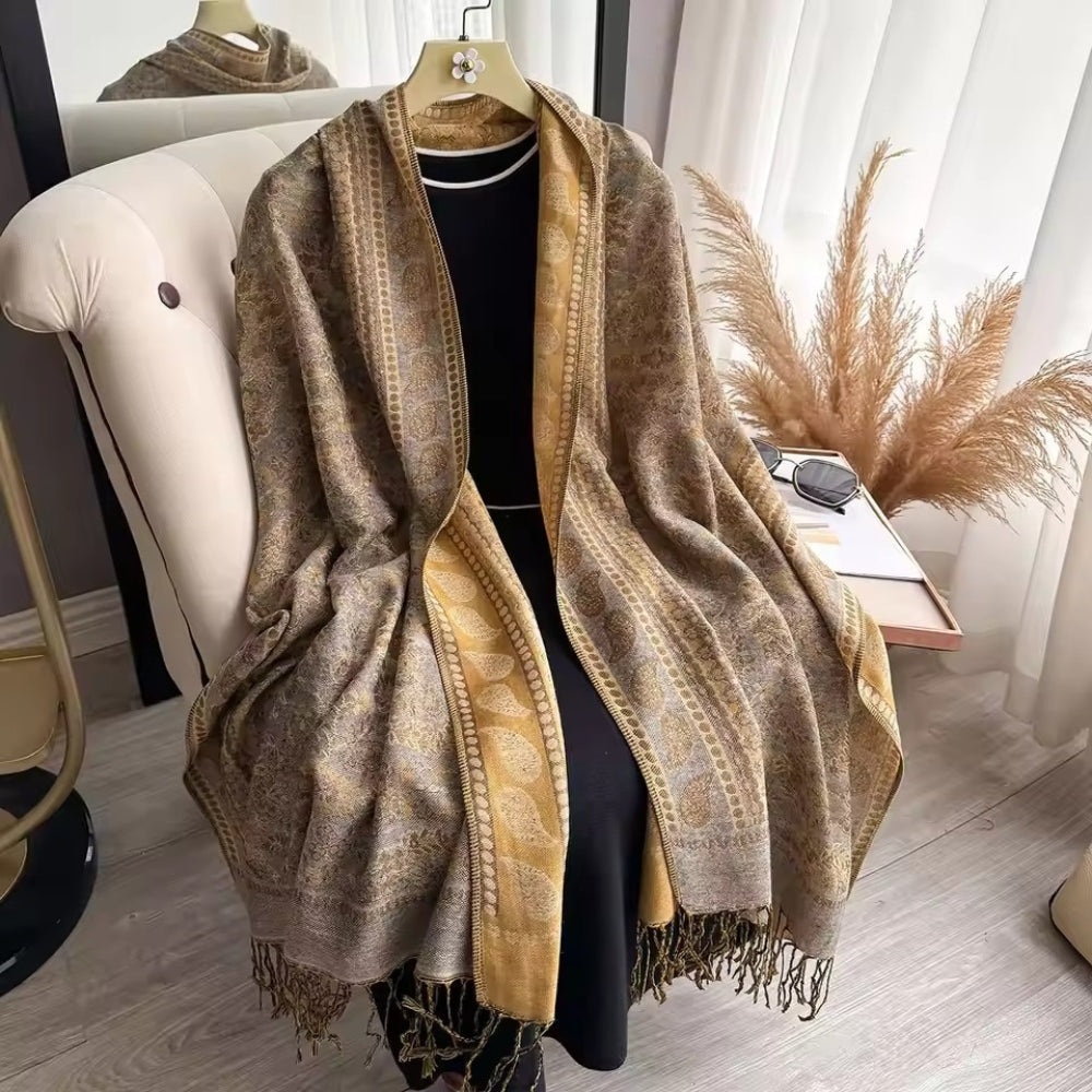 Stylish Floral Wrap Scarf - Luxicro