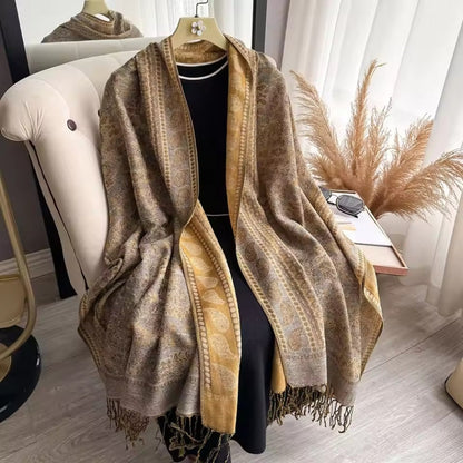 Stylish Floral Wrap Scarf - Luxicro