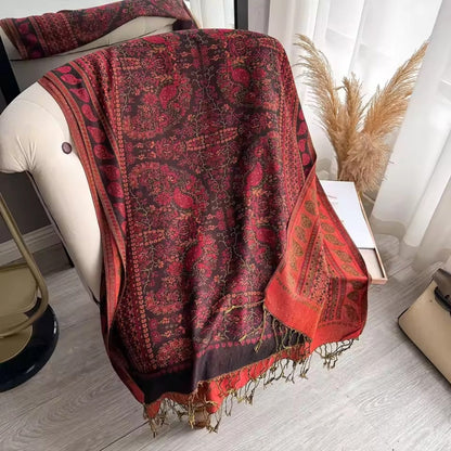 Stylish Floral Wrap Scarf