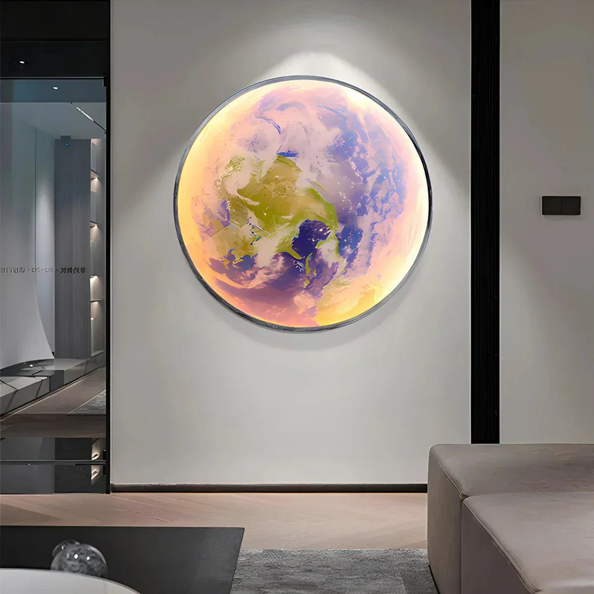 Glowing Planet Night Light Wall Lamp