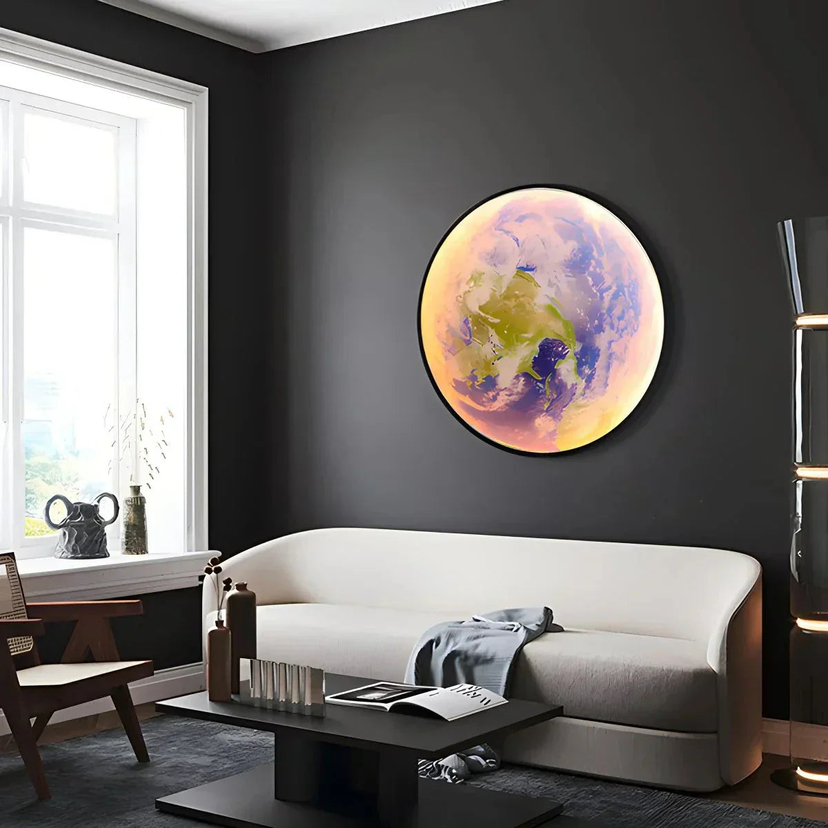 Glowing Planet Night Light Wall Lamp