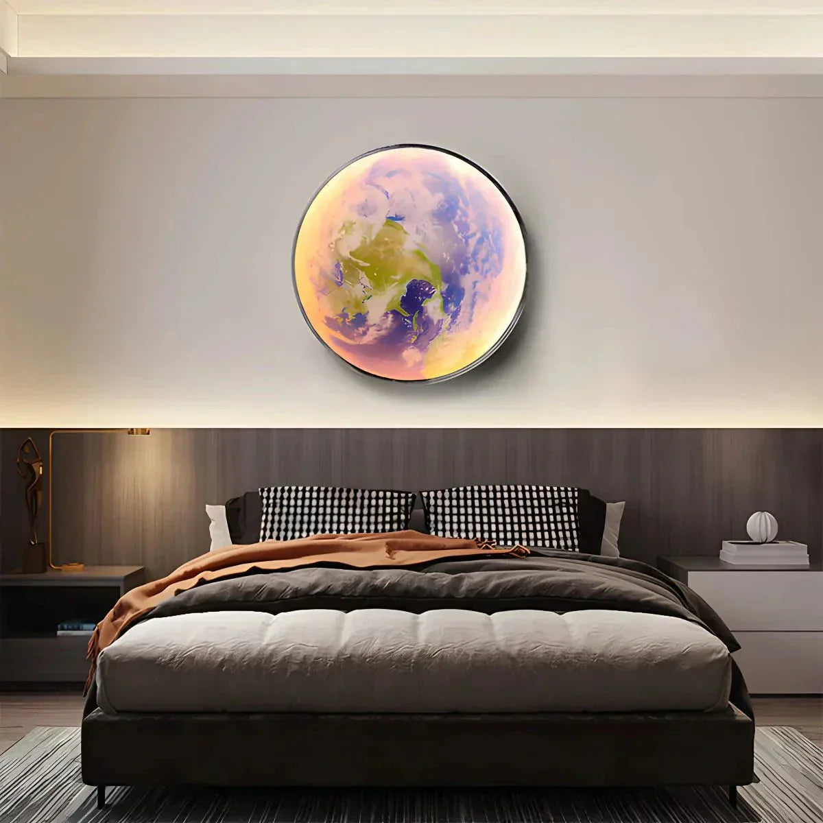 Glowing Planet Night Light Wall Lamp