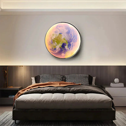 Glowing Planet Night Light Wall Lamp