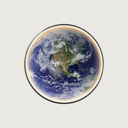 Stylish World Map LED Wall Lamp