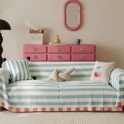 Colorful Stripe Furniture Slipcover - Luxicro