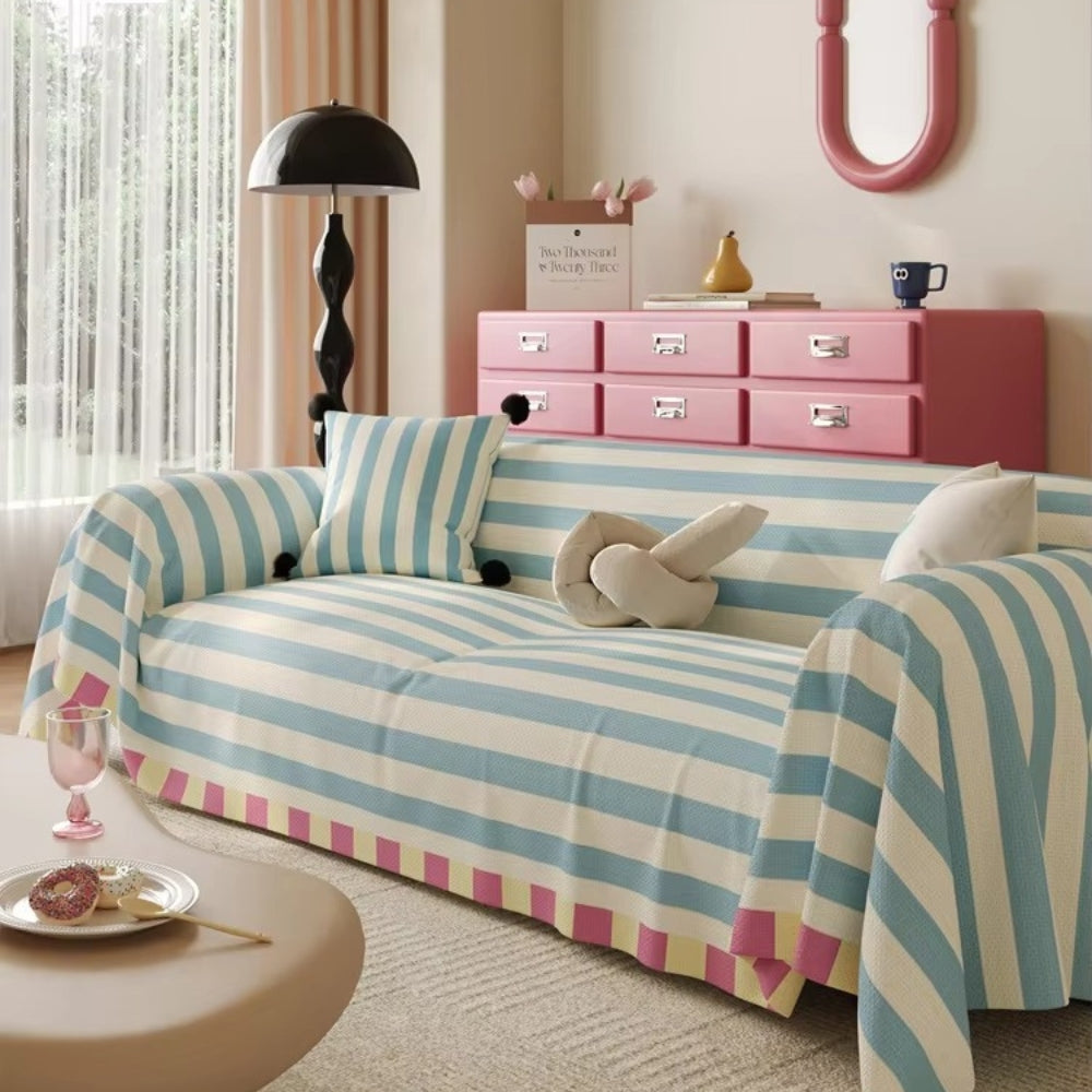 Colorful Stripe Furniture Slipcover