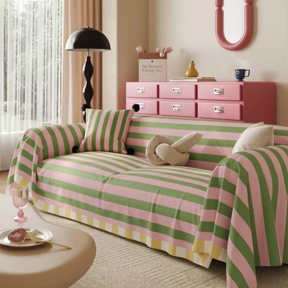 Colorful Stripe Furniture Slipcover