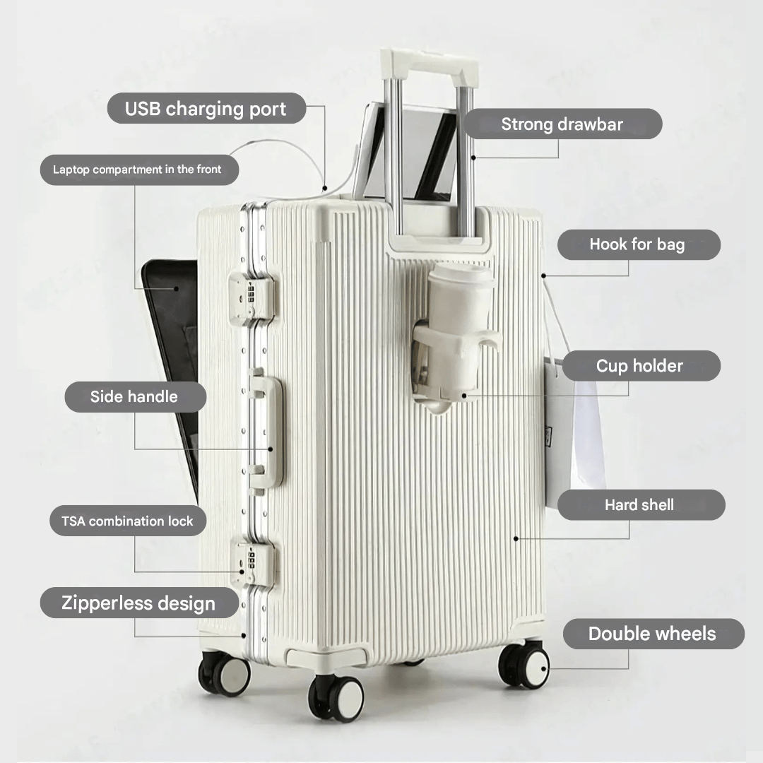 Durable Compact Carry-On Luggage – Pro Travel Case