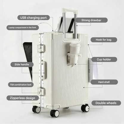 Durable Compact Carry-On Luggage – Pro Travel Case