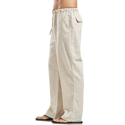 Comfortable Linen Pants for Men - Casual Loose Fit
