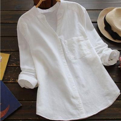 Comfortable Linen Women's Blouse Everyday Wear