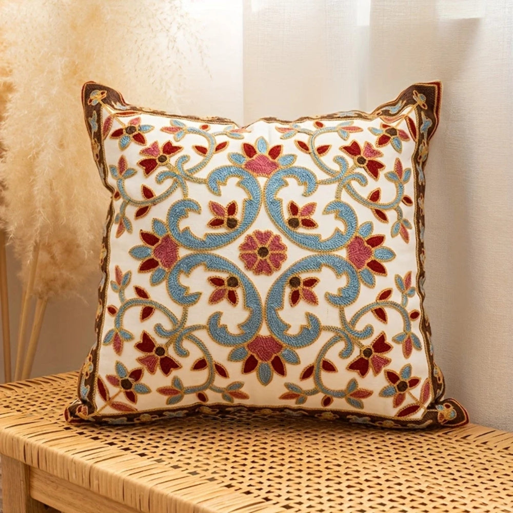 Decorative Stitched Classic Pillow Cover - Luxicro