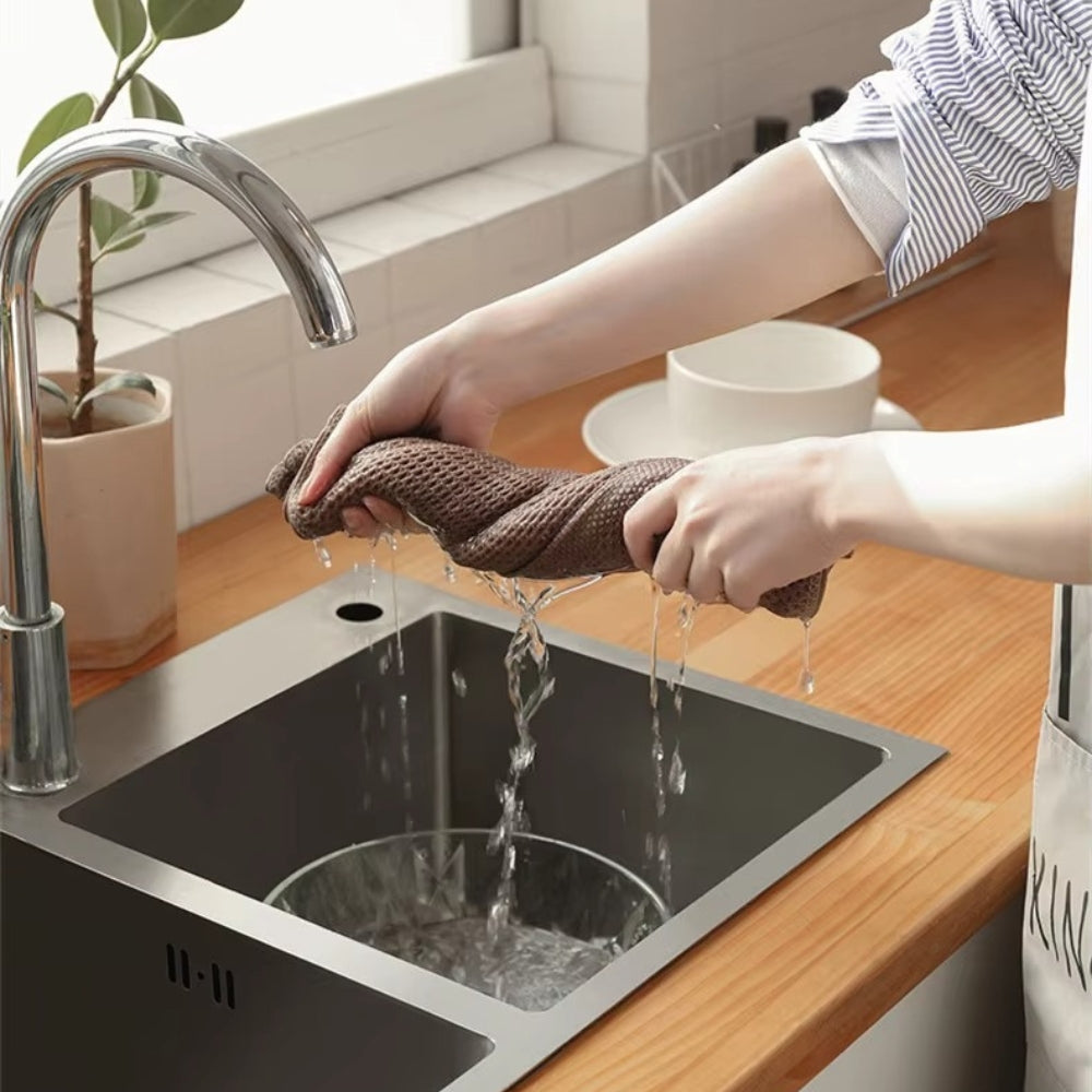 Soft Microfiber Kitchen Tea Towels 3 Pack Set