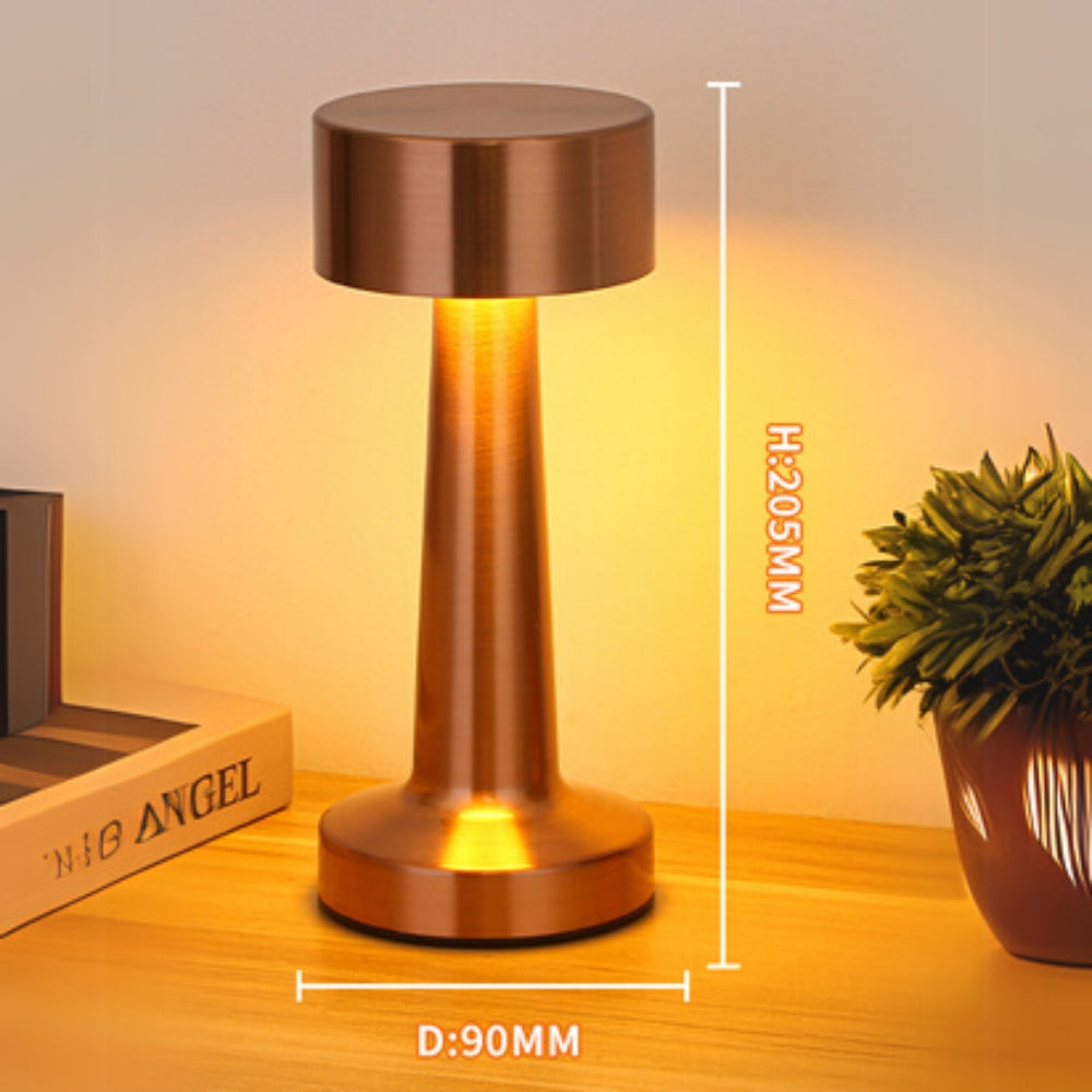 Compact Adjustable Metal Table Lamp