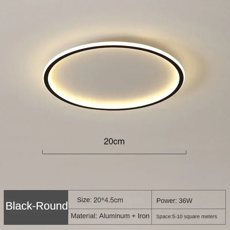 Contemporary LED Ceiling Light for Warm Ambiance