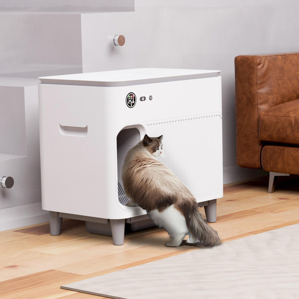 Low Maintenance Anti Odor Kitty Litter Box - Luxicro