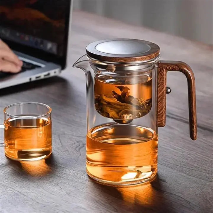 Simple Spill Free Glass Tea Infuser - Luxicro