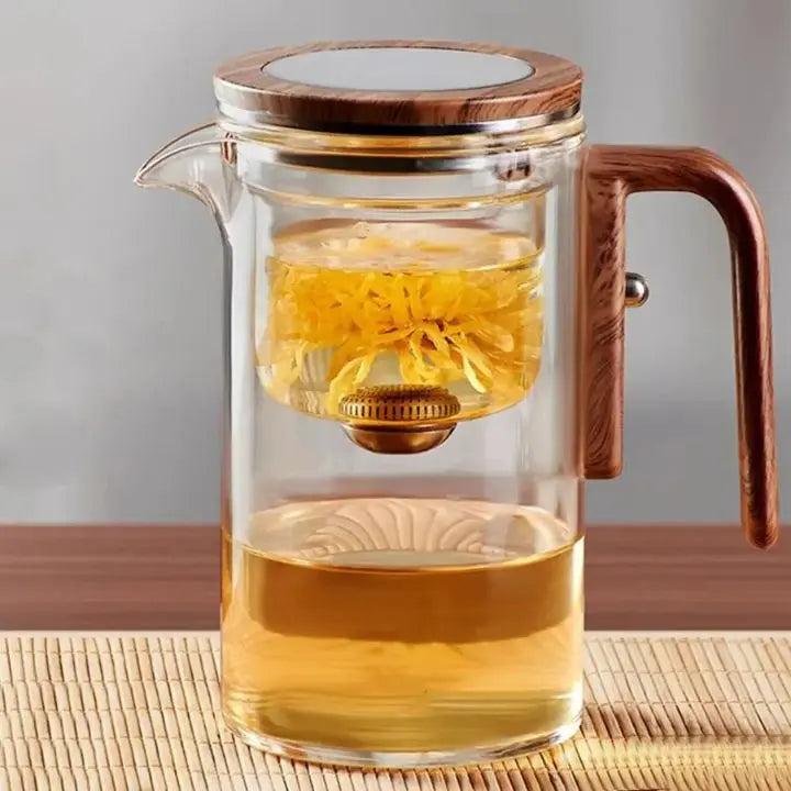 Simple Spill Free Glass Tea Infuser