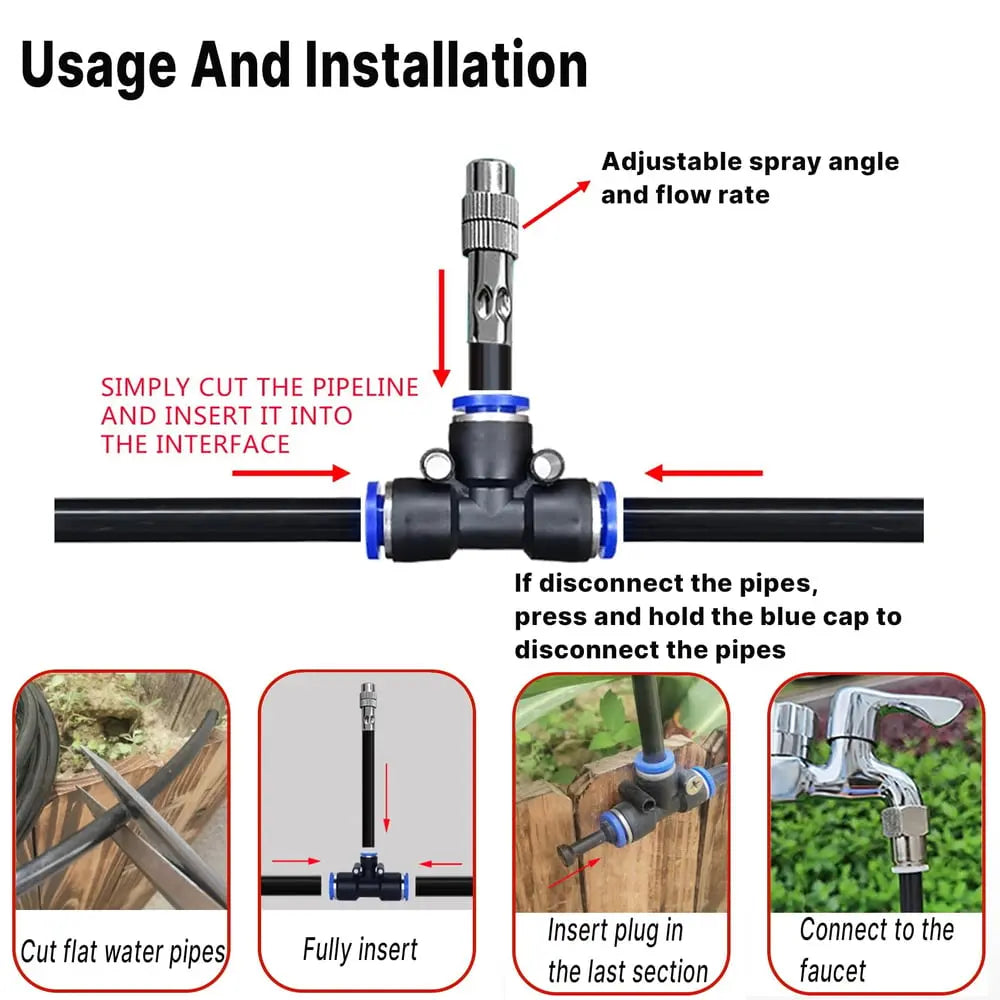 Easy Garden Watering Kit Saves Time and Water