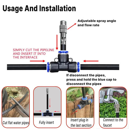 Easy Garden Watering Kit Saves Time and Water