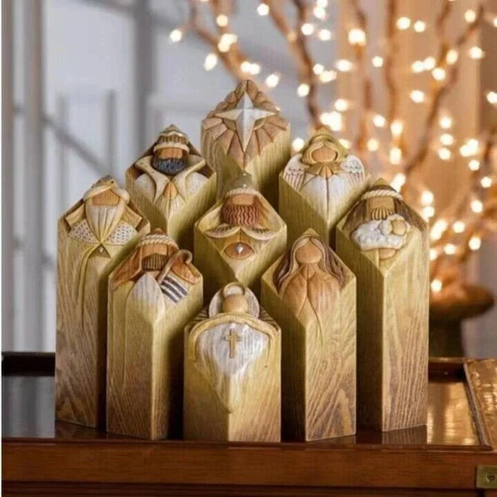 Traditional Christmas Figurine Decor Statues - Luxicro