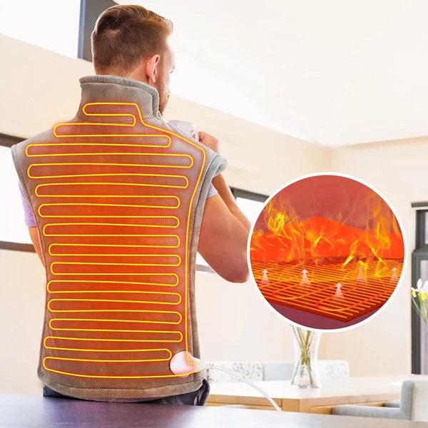 Warm Therapeutic Heat Wrap for Neck and Back - Luxicro