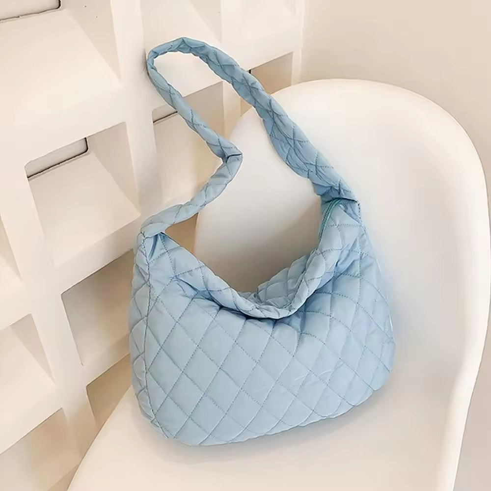 Spacious Cushioned Cross Body Shoulder Bag