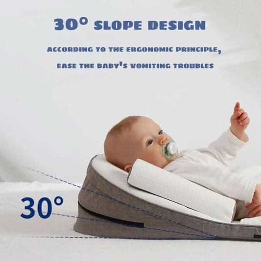 Baby Pillow for Side Sleepers with Reflux Relief - Luxicro