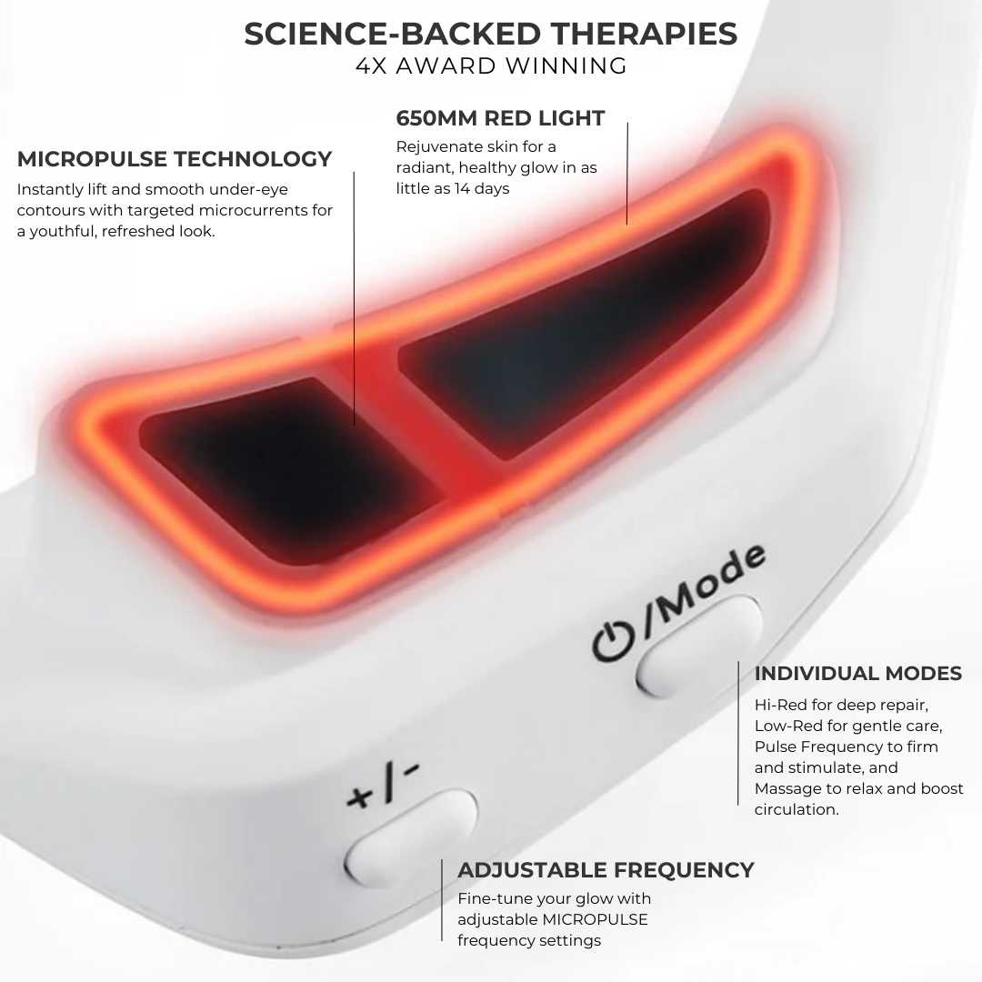Anti Aging Eye Mask with Red Light Therapy