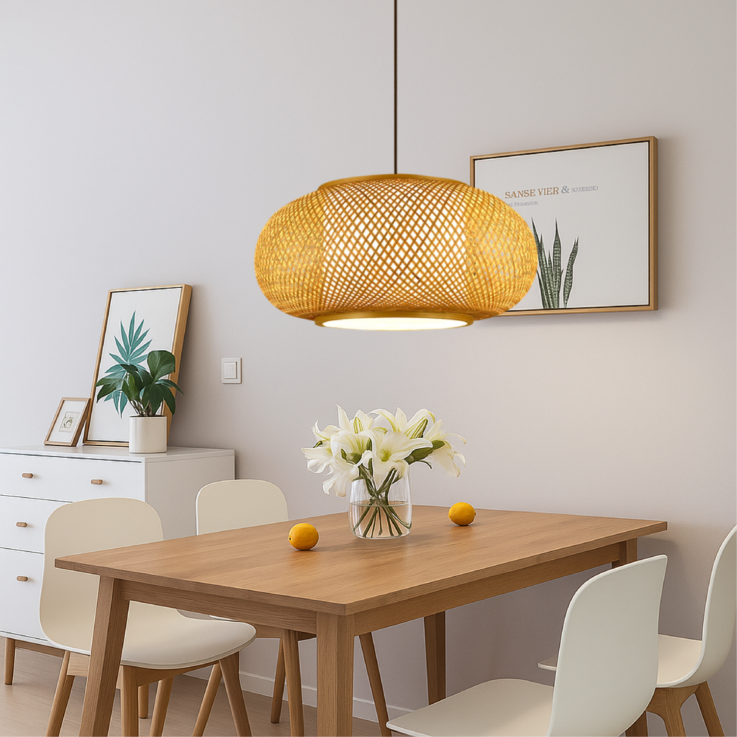 Natural Bamboo Pendant Lamp