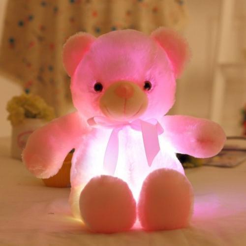 Bright LED Plush Nightlight Buddy Toy - Luxicro