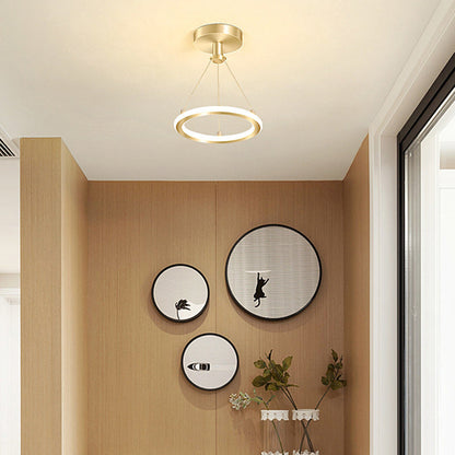 Stylish Circular LED Overhead Light Fixture