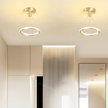Stylish Circular LED Overhead Light Fixture