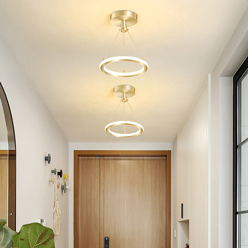 Stylish Circular LED Overhead Light Fixture